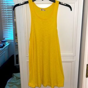 Free People Yellow Tank